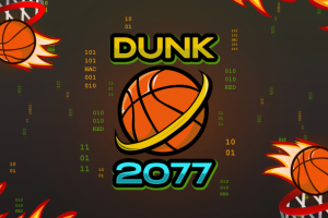 Логотип для игры - "Dunk 2077"