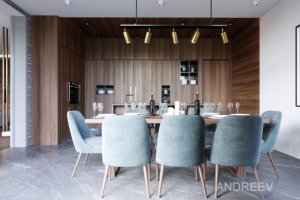 Интерьер в современном стиле - кухня