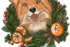 Открытка. Счастливого Рождества