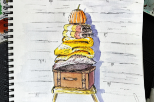 Осенний скетч