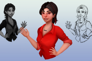 Концепт-арт НПС персонажа