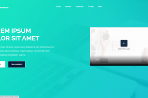 Адаптивная вёрстка landing-page "Dart"