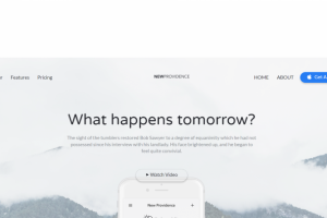 Адаптивная вёрстка landing-page "Providence"