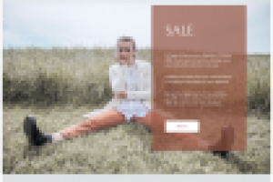 Концепт лендинга магазина одежды ручной работы