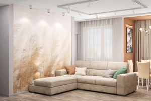 Гостиная в частном доме