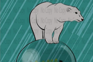 медведь на лампе