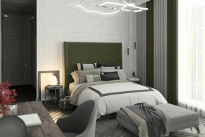 Спальня в частном доме, Московская область