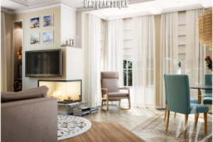 Столовая в частном доме, пос. Новая Проба, Лен. область