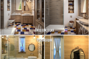 Санузел с частном доме, пос. Новая Проба, Лен. область