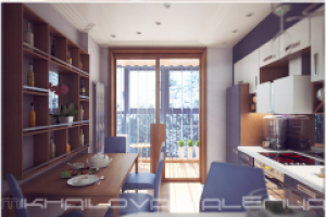 Кухня в ЖК Балтийская Жемчужина г. Санкт-Петербург