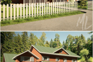 Индивидуальный жилой дом в пос. Кипень (Лен. область)