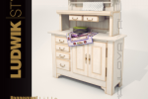 KREDENS Z NADSTAWKA TK21