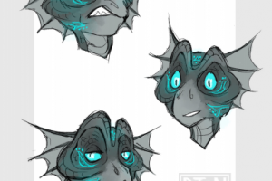 концепт-арт персонажа для текстовой ролевой