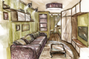 дизайн интерьера квартиры