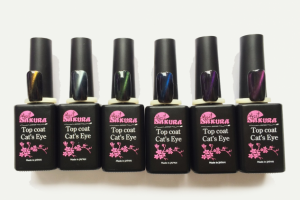 Дизайн упаковки бутылочки гель-лаков SAKURA