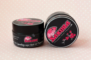 Дизайн упаковки бутылочки гелей SAKURA