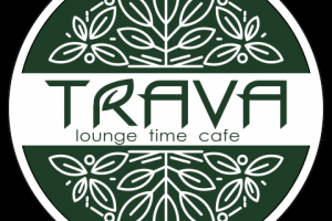 Логотип time cafe TRAVA