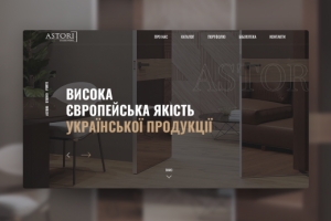 Дизайн сайта студии дверей