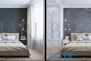 Изменение текстуры в интерьере 1