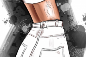 Тело с тату