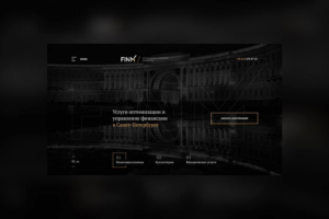 Дизайн сайта для "FINM"