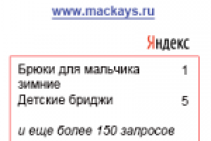 Детская одежда оптом и в розницу - продвижение сайта в поиске