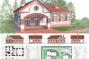Проект дома из кирпича (80 кв.м.)