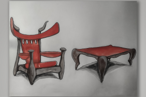 интерьер в стилистике животного