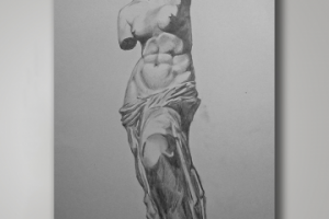 Натюрморт гипсовая фигура