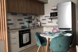 Реализованный проект кухни-гостиной