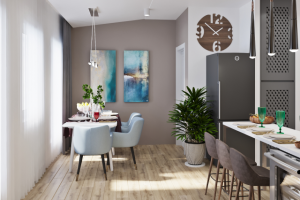 Проект дома с мебелью IKEA