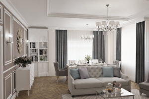 Гостиная в стиле неоклассика