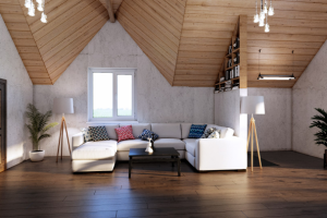 Кухня-гостиная на крыше