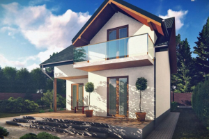 Визуализация дома в экстерьере