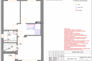 Чертежи по дизайну частного дома 3