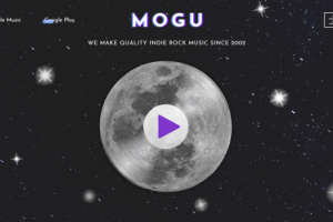 Сайт музыкальной инди-рок группы MOGU