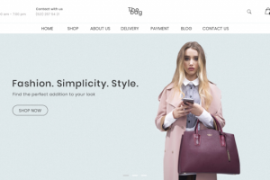 Интернет-магазин, продающий сумки "The Bag"