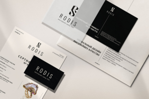 логотип и фирменный стиль для ювелирного завода