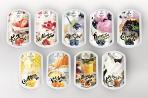 Дизайн этикетки для фруктового пюре