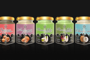 Этикетка для серии ореховых паст