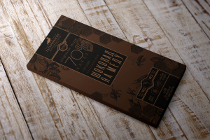 Упаковка шоколада меду