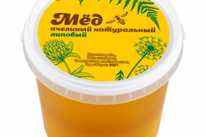 Этикетка для банки с мёдом