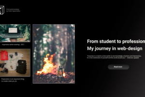 Минималистичный первый экран