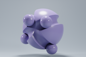 3д анимация шаров