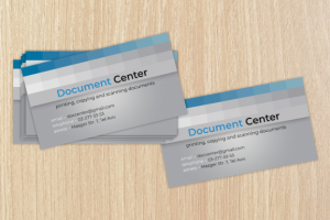 Визитка для типографии