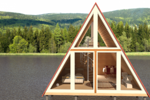 Дом на сваях, импортированный из Компаса