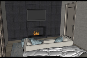 Эскиз спальни