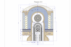 Интерьер хамама. Чертежи