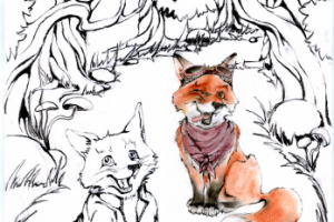 Иллюстрация к детской книжке.