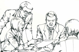 Иллюстация для сайта по бизнесу.